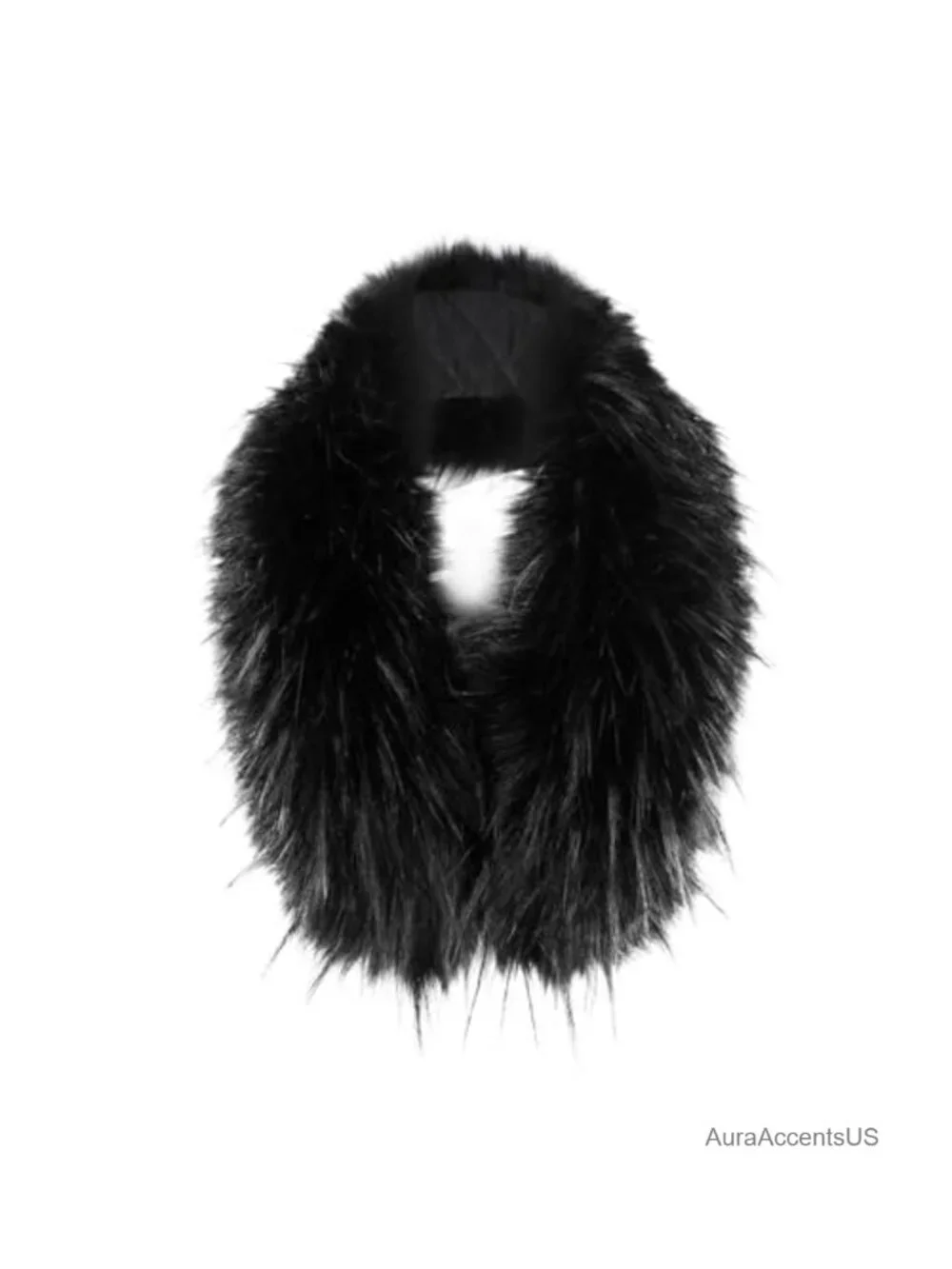 Faux Fur Collar Wrap Shawl Scarf Shrug Detachable Winter Warm
